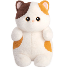 Load image into Gallery viewer, Adorable Black Cat Teddy Bear Soft Plush Toy - Chubby Big-Eyed Cutie-5