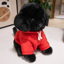 Load image into Gallery viewer, Adorable Black Labrador Stuffed Animal Plush Toy-Stuffed Animals-Black Labrador,Dog Memorial Gifts,Stuffed Animal-red clo black dog-about 23cm-15