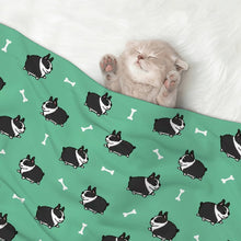 Load image into Gallery viewer, Adorable Boston Terrier Love Blanket for Dog-Pet Furniture-8