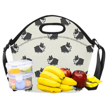 Load image into Gallery viewer, Adorable Boston Terrier Love Neoprene Lunch Bag-4