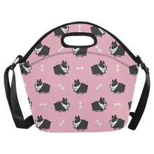 Load image into Gallery viewer, Adorable Boston Terrier Love Neoprene Lunch Bag-7
