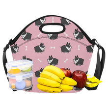 Load image into Gallery viewer, Adorable Boston Terrier Love Neoprene Lunch Bag-8
