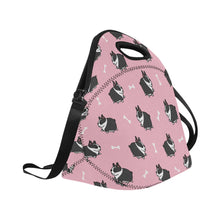 Load image into Gallery viewer, Adorable Boston Terrier Love Neoprene Lunch Bag-9