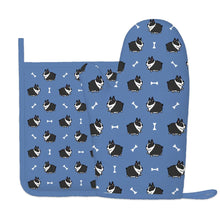 Load image into Gallery viewer, Adorable Boston Terrier Love Oven Mitts and Pot Holders Set-Kitchen Decor-5