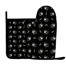 Load image into Gallery viewer, Adorable Boston Terrier Love Oven Mitts and Pot Holders Set-Kitchen Decor-13