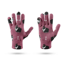 Load image into Gallery viewer, Adorable Boston Terrier Love Touch Screen Gloves-Accessories-Accessories,Boston Terrier,Dog Dad Gifts,Dog Mom Gifts,Gloves-10