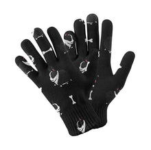 Load image into Gallery viewer, Adorable Boston Terrier Love Touch Screen Gloves-Accessories-Accessories,Boston Terrier,Dog Dad Gifts,Dog Mom Gifts,Gloves-Black-5