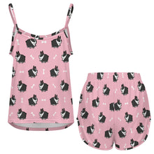 Load image into Gallery viewer, Adorable Boston Terrier Love Women's Cami and Shorts Pajama Set-Apparel-Apparel,Boston Terrier,Dog Mom Gifts,Pajamas-11