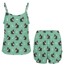 Load image into Gallery viewer, Adorable Boston Terrier Love Women's Cami and Shorts Pajama Set-Apparel-Apparel,Boston Terrier,Dog Mom Gifts,Pajamas-14