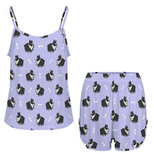 Load image into Gallery viewer, Adorable Boston Terrier Love Women's Cami and Shorts Pajama Set-Apparel-Apparel,Boston Terrier,Dog Mom Gifts,Pajamas-18