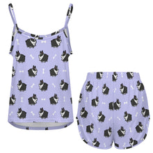 Load image into Gallery viewer, Adorable Boston Terrier Love Women's Cami and Shorts Pajama Set-Apparel-Apparel,Boston Terrier,Dog Mom Gifts,Pajamas-19