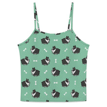 Load image into Gallery viewer, Adorable Boston Terrier Love Women's Cami and Shorts Pajama Set-Apparel-Apparel,Boston Terrier,Dog Mom Gifts,Pajamas-Mint Green-XS-13
