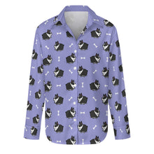 Load image into Gallery viewer, Adorable Boston Terrier Love Women's Shirt-Apparel-Apparel,Boston Terrier,Dog Mom Gifts,Shirt-Lavender Purple-S-19