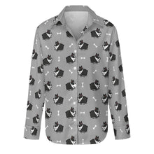 Load image into Gallery viewer, Adorable Boston Terrier Love Women's Shirt-Apparel-Apparel,Boston Terrier,Dog Mom Gifts,Shirt-Midnight Black-S-7