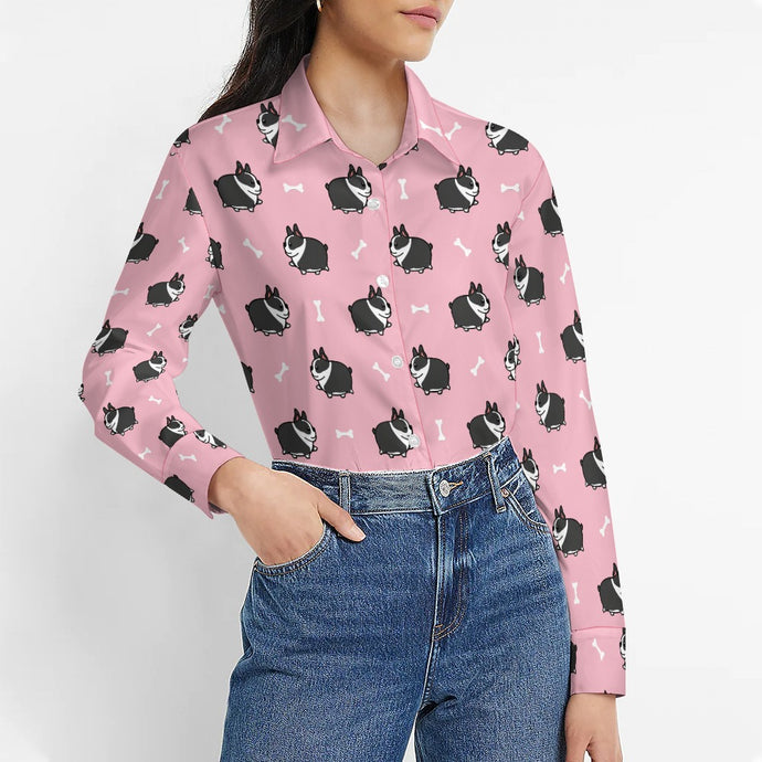 Adorable Boston Terrier Love Women's Shirt-Apparel-Apparel,Boston Terrier,Dog Mom Gifts,Shirt-1