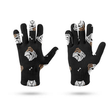 Load image into Gallery viewer, Adorable Bulldog Charm Touch Screen Gloves-Accessories-Accessories,Dog Dad Gifts,Dog Mom Gifts,Gloves-13