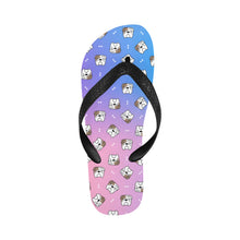 Load image into Gallery viewer, Adorable Bulldog Charm Unisex Slippers - 7 Gradients-CornflowerBlue6-S-8