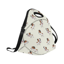 Load image into Gallery viewer, Adorable Bulldog Love Neoprene Lunch Bag-Accessories-Accessories,Bags,Dog Dad Gifts,Dog Mom Gifts,English Bulldog,Lunch Bags-6