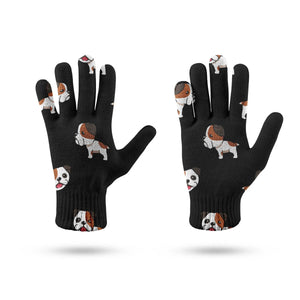 Adorable Bulldog Touch Screen Gloves-Accessories-Accessories, Dog Dad Gifts, Dog Mom Gifts, English Bulldog, Gloves-9