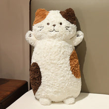 Load image into Gallery viewer, Adorable Calico Cat Pillow and Plush Toy - Curly Coat Cutie-1-45cm-1
