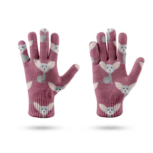 Adorable Chihuahua Charm Touch Screen Gloves-Accessories-Accessories, Dog Dad Gifts, Dog Mom Gifts, Gloves-12