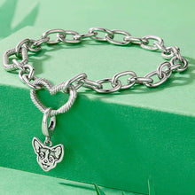 Load image into Gallery viewer, Adorable Chihuahua Silver Charm Bead – Bracelet Gift-2