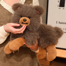 Load image into Gallery viewer, Adorable Chocolate and Tan Pomeranian Plush Toy – Fluffy Sitting Puppy Design-10