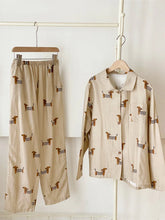 Load image into Gallery viewer, Adorable Chocolate Dachshunds Cotton Pajamas Set for Women-2