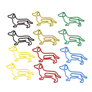 Adorable Colorful Dachshund Paper Clips 360x