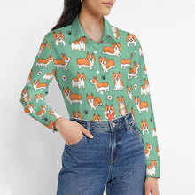 Load image into Gallery viewer, Adorable Corgi Love Parade-Apparel-Apparel,Corgi,Dog Mom Gifts,Shirt-13