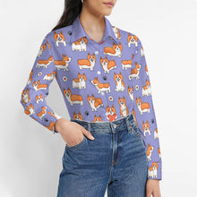 Load image into Gallery viewer, Adorable Corgi Love Parade-Apparel-Apparel,Corgi,Dog Mom Gifts,Shirt-21