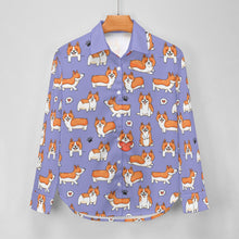 Load image into Gallery viewer, Adorable Corgi Love Parade-Apparel-Apparel,Corgi,Dog Mom Gifts,Shirt-24