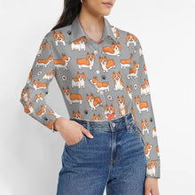 Load image into Gallery viewer, Adorable Corgi Love Parade-Apparel-Apparel,Corgi,Dog Mom Gifts,Shirt-25