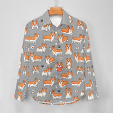 Load image into Gallery viewer, Adorable Corgi Love Parade-Apparel-Apparel,Corgi,Dog Mom Gifts,Shirt-31