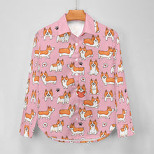 Load image into Gallery viewer, Adorable Corgi Love Parade-Apparel-Apparel,Corgi,Dog Mom Gifts,Shirt-8