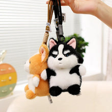 Load image into Gallery viewer, Adorable Corgi Stuffed Animal Keychain-Stuffed Animals-Corgi,Dog Memorial Gifts,Stuffed Animal-24
