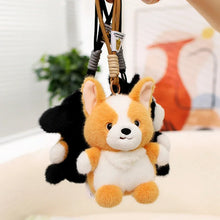 Load image into Gallery viewer, Adorable Corgi Stuffed Animal Keychain-Stuffed Animals-Corgi,Dog Memorial Gifts,Stuffed Animal-6