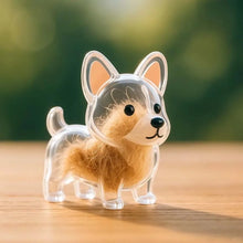 Load image into Gallery viewer, Adorable Corgi Transparent Acrylic Keychain / Pendant-Accessories-Accessories,Corgi,Dog Dad Gifts,Dog Memorial Gifts,Dog Mom Gifts,Keychain-Corgi-1