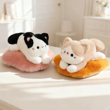 Load image into Gallery viewer, Adorable Cream Bicolor Ragdoll Cat Plush Toy - Cosy Cushion Cutie-10