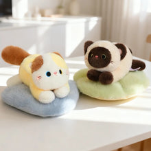 Load image into Gallery viewer, Adorable Cream Bicolor Ragdoll Cat Plush Toy - Cosy Cushion Cutie-11