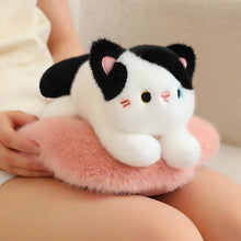 Load image into Gallery viewer, Adorable Cream Bicolor Ragdoll Cat Plush Toy - Cosy Cushion Cutie-19