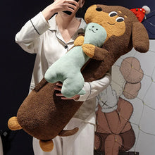 Load image into Gallery viewer, Adorable Dachshund Holding Stuffed Animals Plush Toy-Stuffed Animals-Dachshund,Dog Memorial Gifts,Stuffed Animal-18