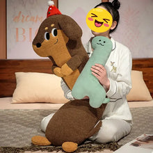 Load image into Gallery viewer, Adorable Dachshund Holding Stuffed Animals Plush Toy-Stuffed Animals-Dachshund,Dog Memorial Gifts,Stuffed Animal-6