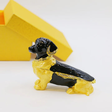 Adorable Dachshund Jewelry Box United States 360x