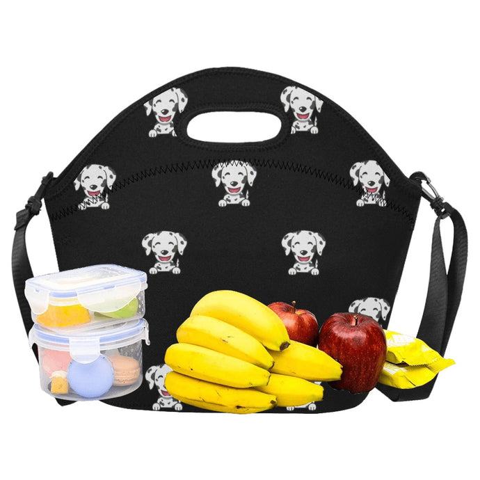 Adorable Dalmatian Puppy Neoprene Lunch Bag-15