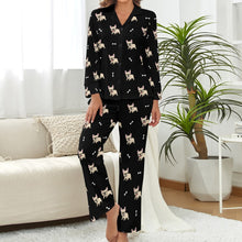 Load image into Gallery viewer, Adorable Fawn Frenchie Love Pajamas Set for Women-35