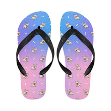 Load image into Gallery viewer, Adorable Fawn Frenchie Love Unisex Slippers - 7 Gradients-5