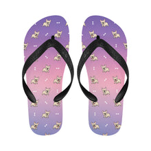 Load image into Gallery viewer, Adorable Fawn Frenchie Love Unisex Slippers - 7 Gradients-8