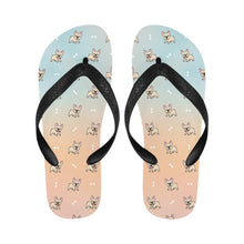 Load image into Gallery viewer, Adorable Fawn Frenchie Love Unisex Slippers - 7 Gradients-9