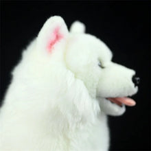 Load image into Gallery viewer, Adorable Fluffy White Samoyed Plush Toy – Dog Lover Gift-Stuffed Animals-Dog Memorial Gifts,Samoyed,Stuffed Animal-5